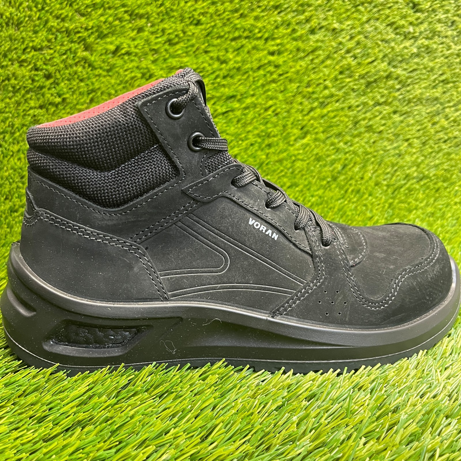 Voran SportSafe Energy 741N Womens Size 8 Mens 7 Black Composite Toe Work Boots