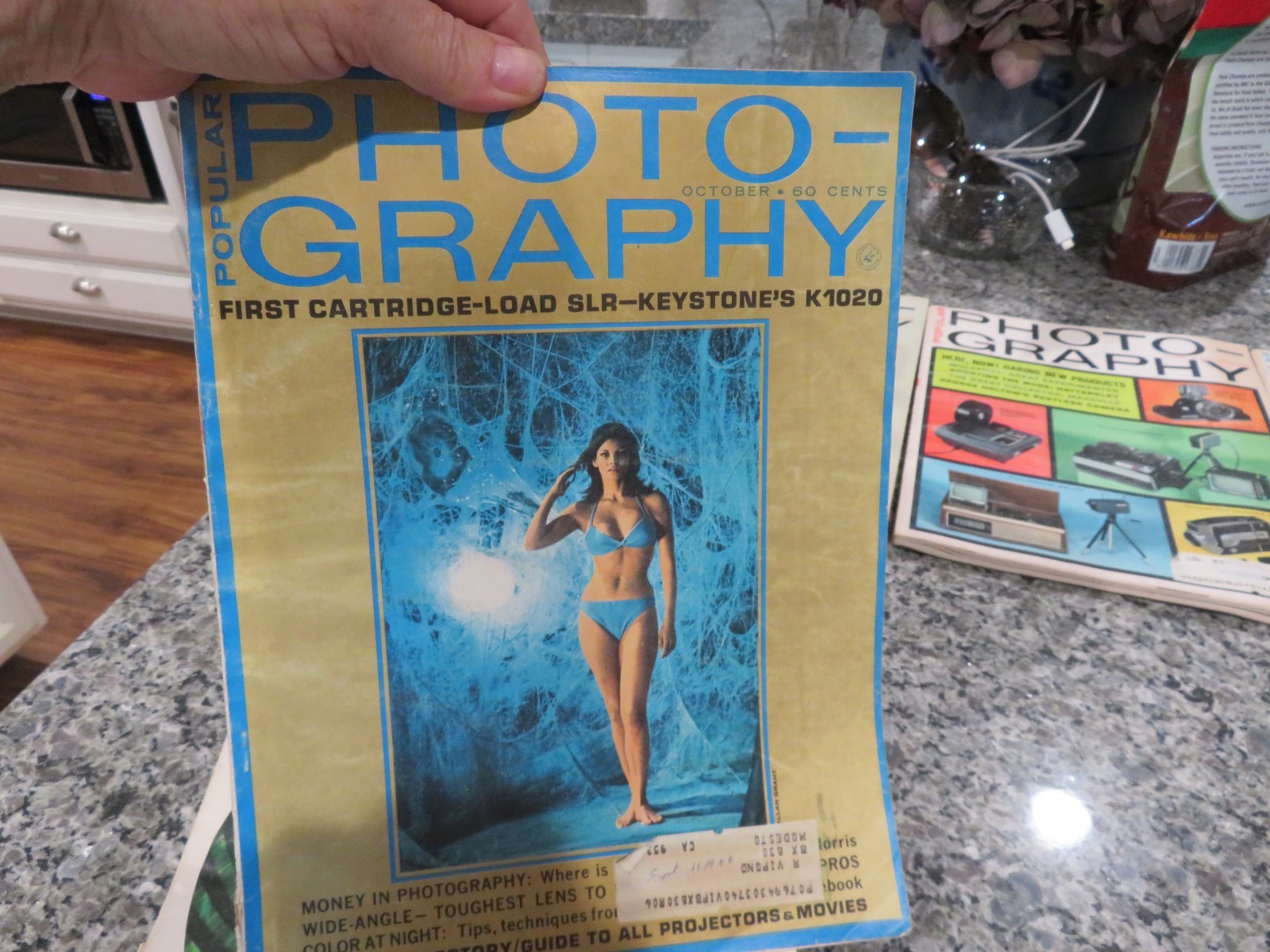 Lot of 6 Vintage 1960's & Older Popular Photography Magazine Amazing Graphics
