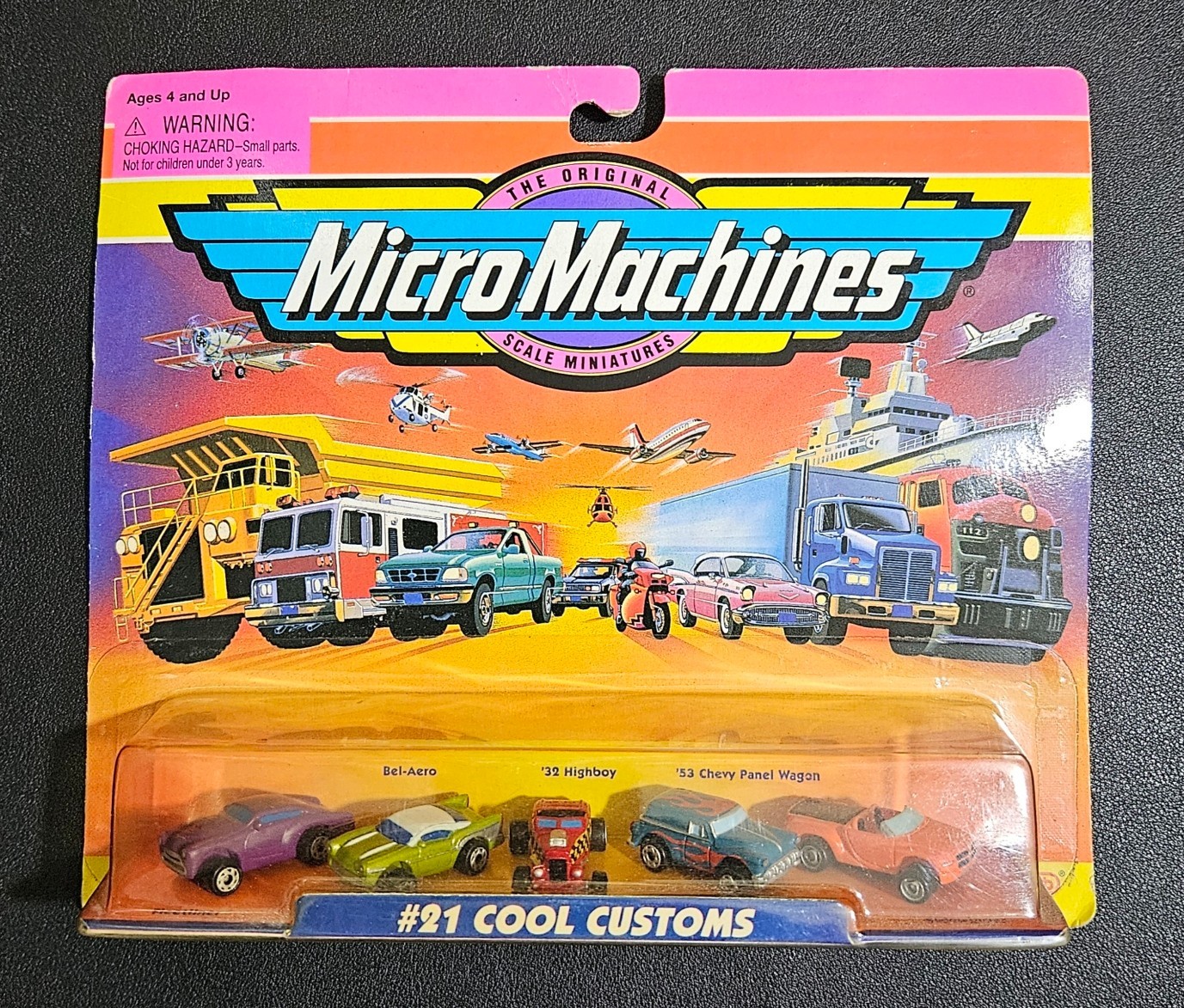 Vintage Galoob Micro Machines #21 Cool Customs 5-vehicle set
