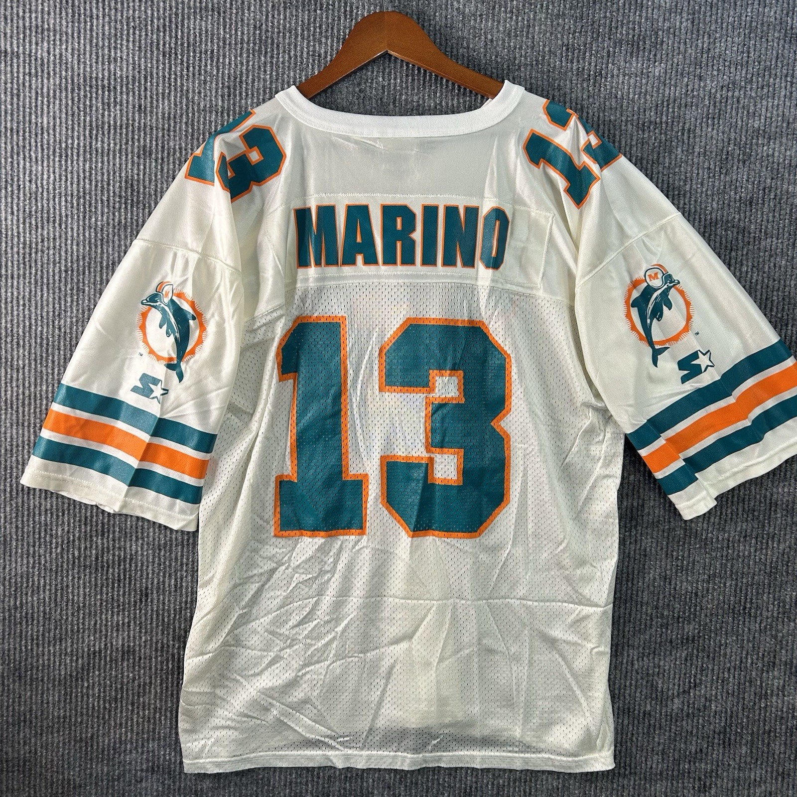 Vintage Dan Marino Jersey Men’s XL 52 Miami Dolphins #13 Starter Football NFL