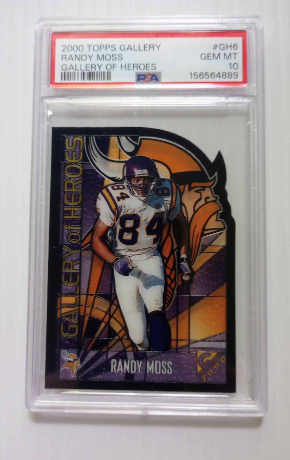 2000 Topps Gallery - Gallery of Heroes Randy Moss #GH6 PSA GEM MINT 10    Sweet 