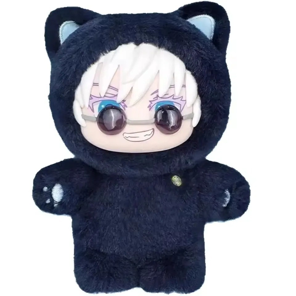 New EAKI Jujutsu Kaisen Cat Ear Plush Keychain Confirmed Color Blind Box