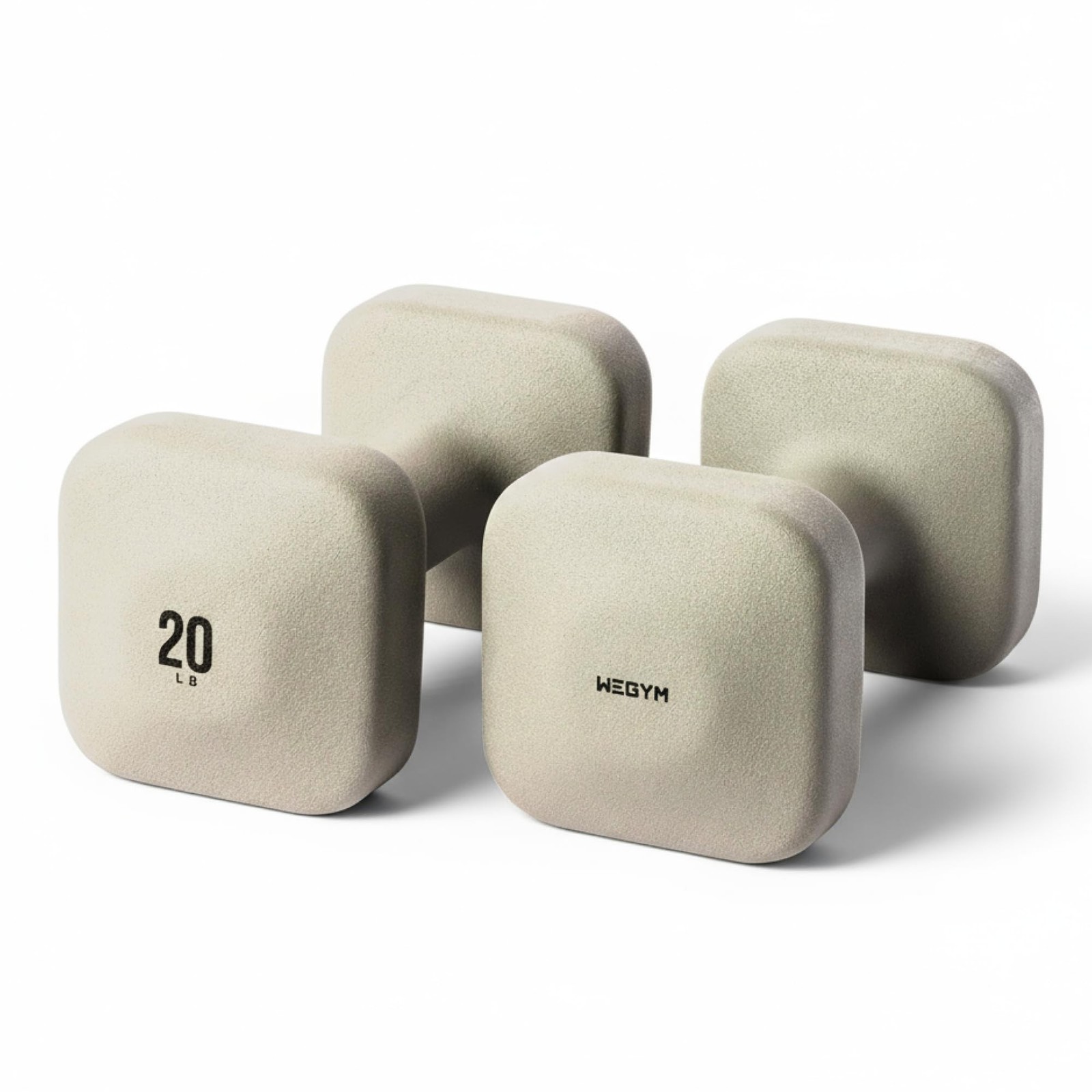 WeGym SafeGrip Square Dumbbells with Anti Slip Handles, Aesthetic Free Weight... WeGym SafeGrip Square Dumbbells with Anti Slip Handles, Aesthetic Free Weight...