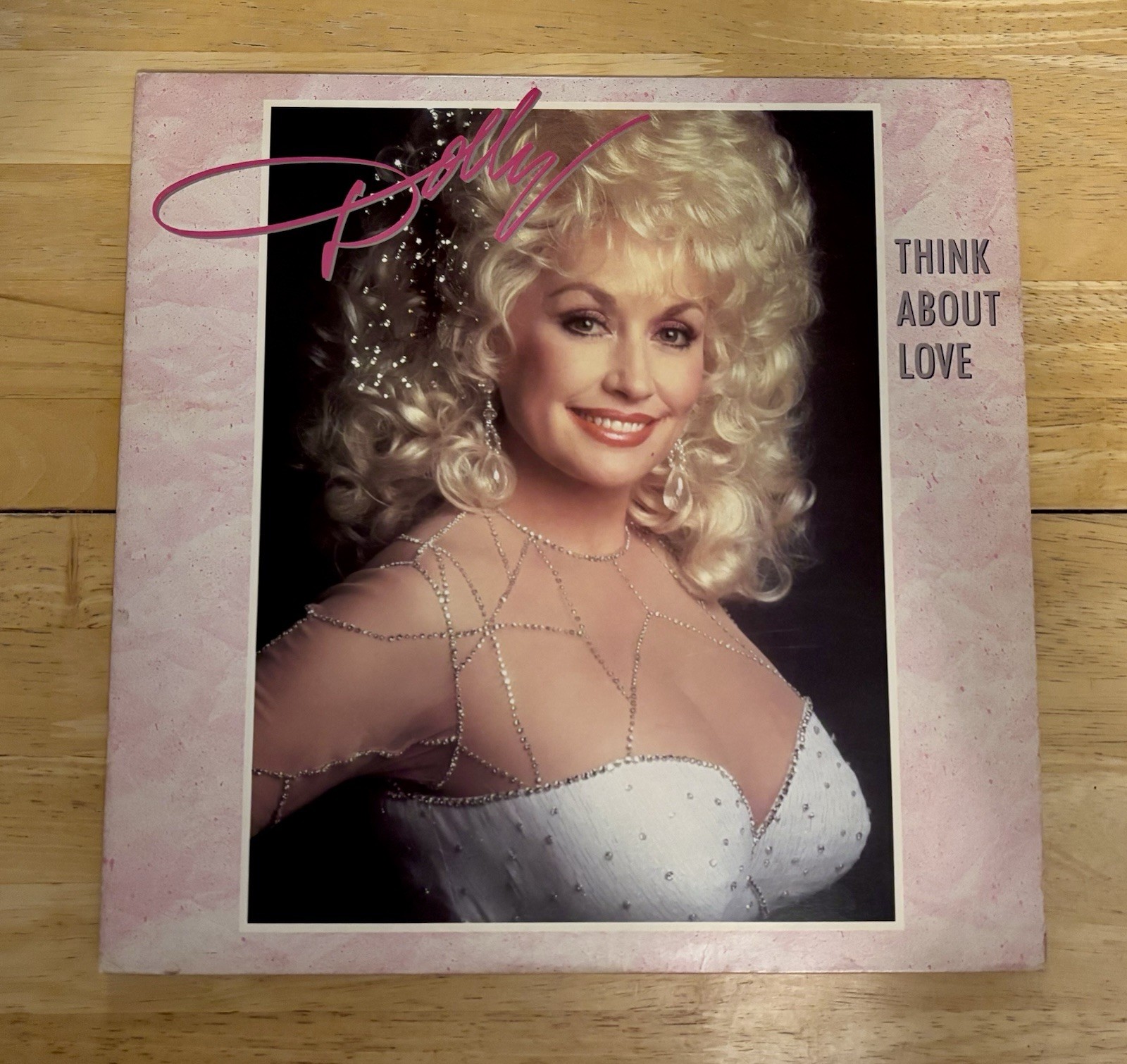 VTG Dolly Parton Think About Love Vinyl LP 1986 RCA Tested VG First Press VTG Dolly Parton Think About Love Vinyl LP 1986 RCA Tested VG First Press