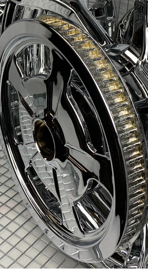 HarleyPULLEY Road glide 2024 -25 FLHX OEM CUSTOM Chrome REAR SPROCKET Outright.