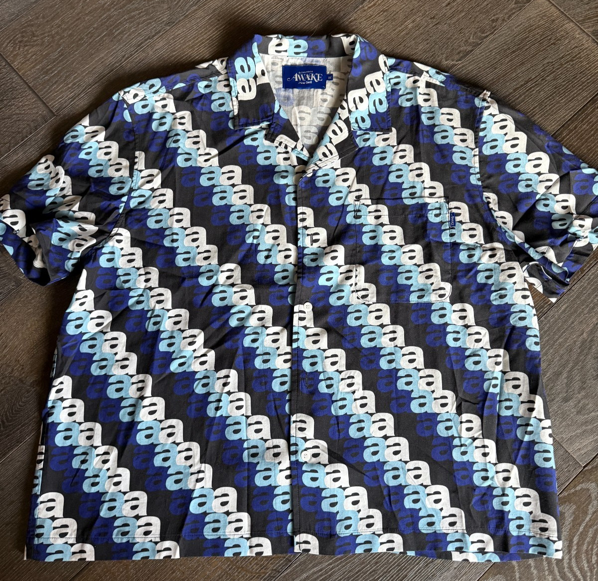 awake NY logo print button down | Never worn | SIZE XL