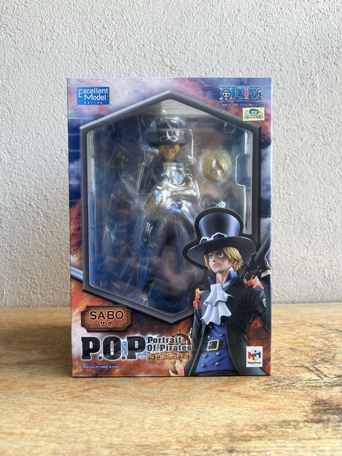 2015 One Piece P.O.P Portrait Of Pirates Sailing Again Sabo 1/8 Scale Model 2015 One Piece P.O.P Portrait Of Pirates Sailing Again Sabo 1/8 Scale Model