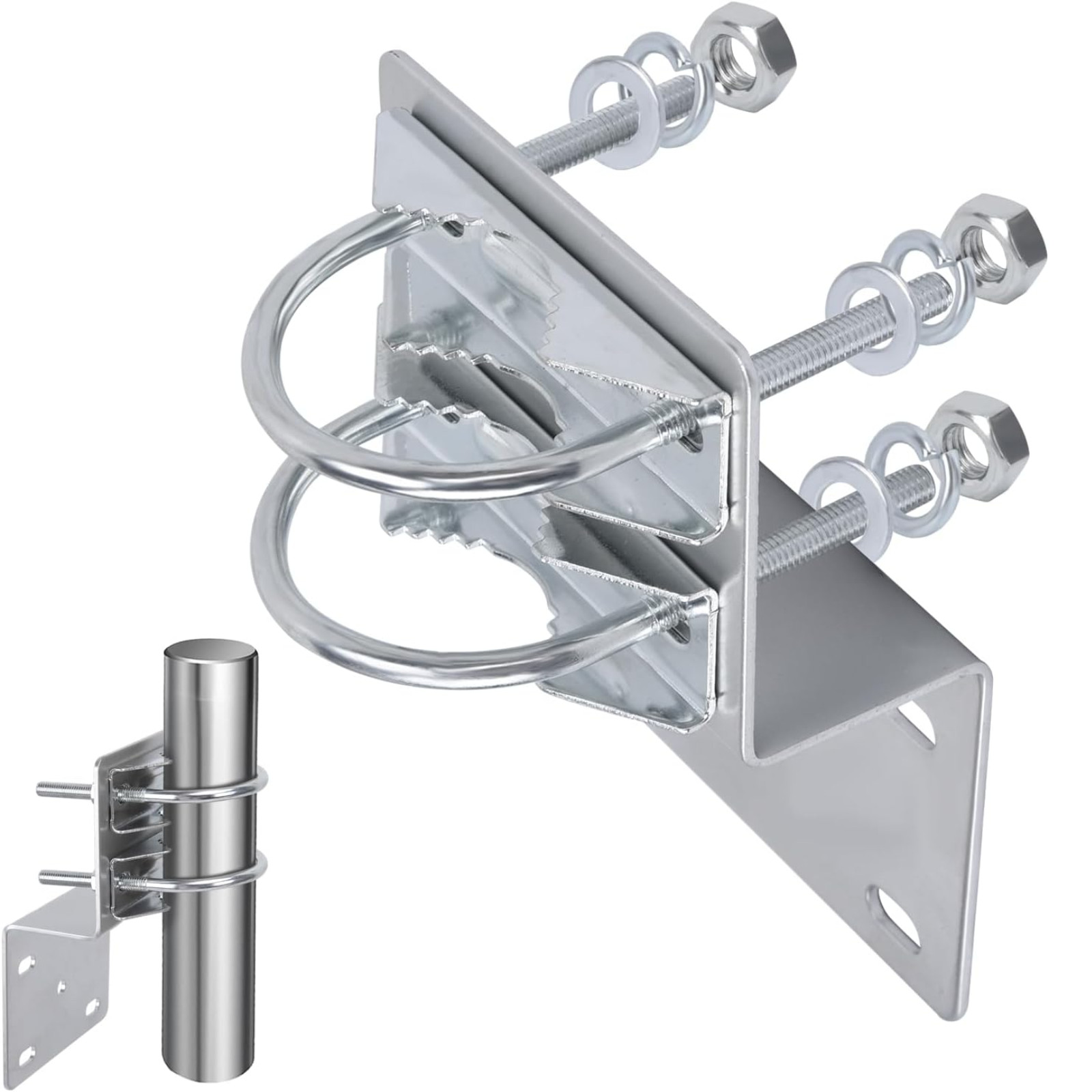 Pole Mounting Bracket Antenna Mount Heavy Duty Antenna Pole Mount Kit Outdoor