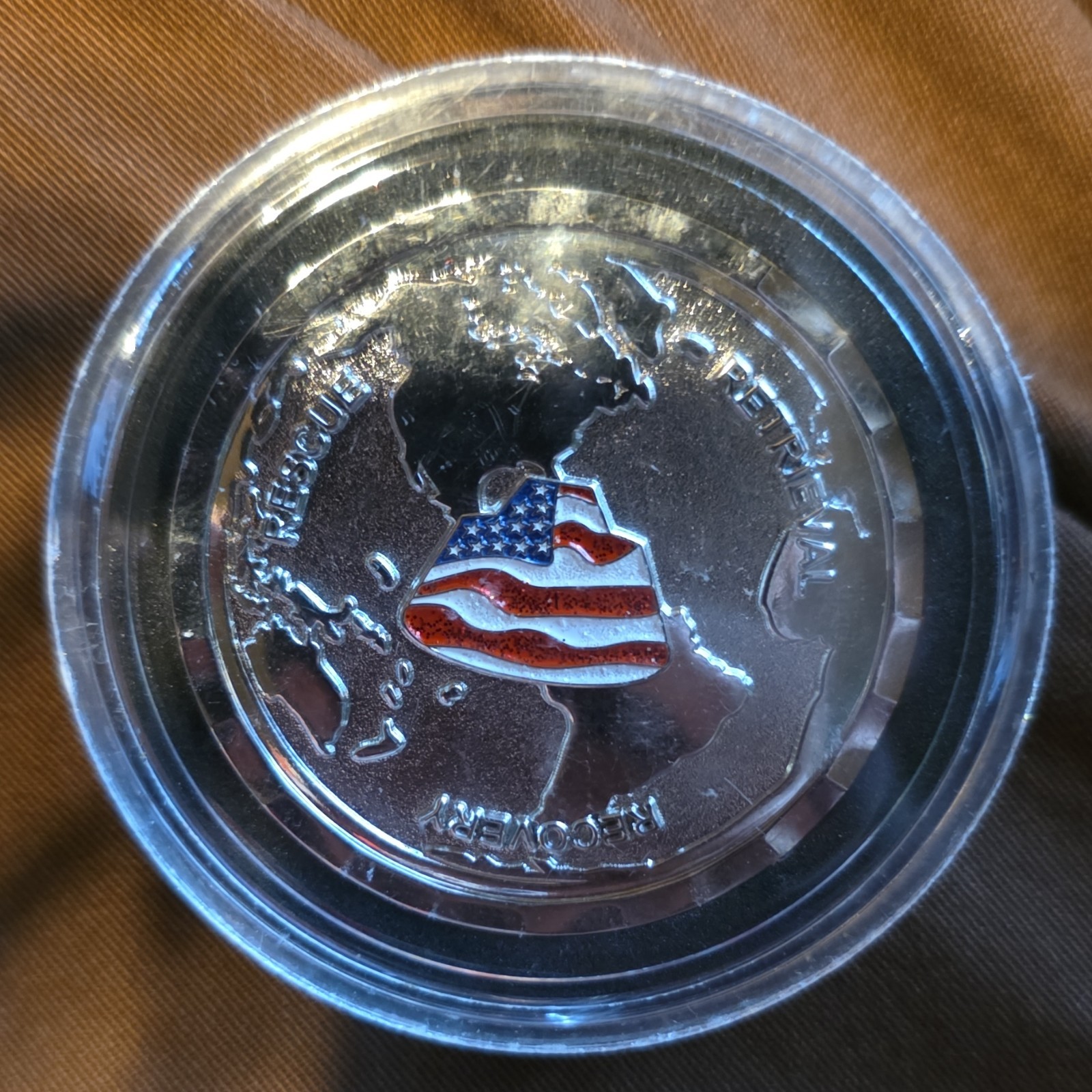 NASA Artemis 1 Recovery Team Challenge Coin USS Portland