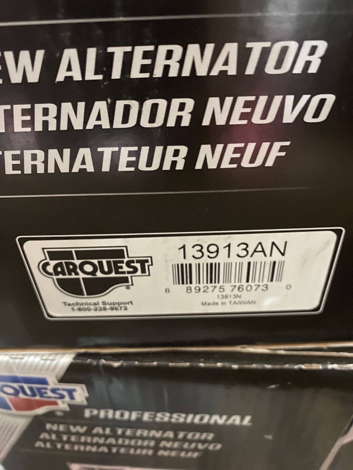 Carquest Premium Alternator NEW 160 Amps Dodge Jeep 2001-2006 13913AN