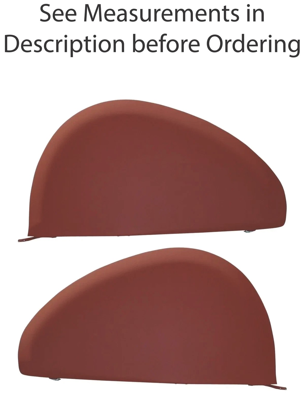Pair Teardrop Style Fender Skirts For 1935-1940 Ford Car