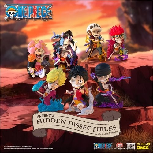 One Piece 7 Wano Arc Freeny\'s Hidden Dissectibles Mini-Figure Display Tray of 6