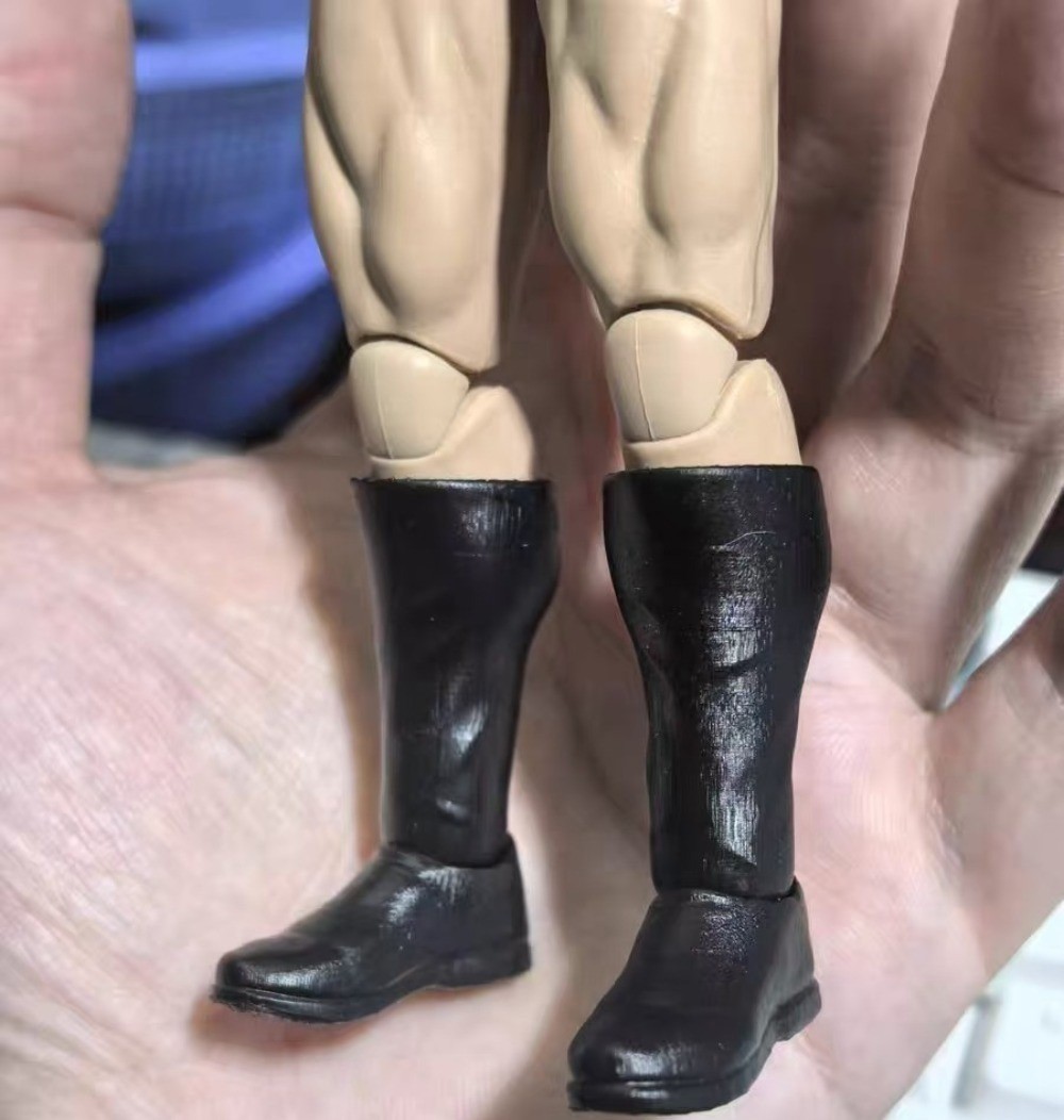 1/12 Scale Flat Long Boots Model For 6\'\' Gwtoys Body