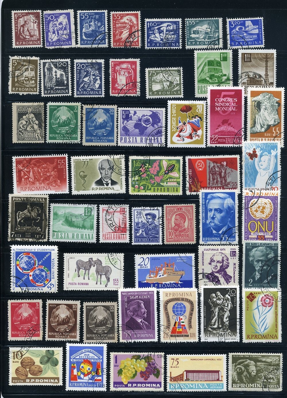 Romania Used Stamp Lot - All different & unchecked Rom10 Romania Used Stamp Lot - All different & unchecked Rom10