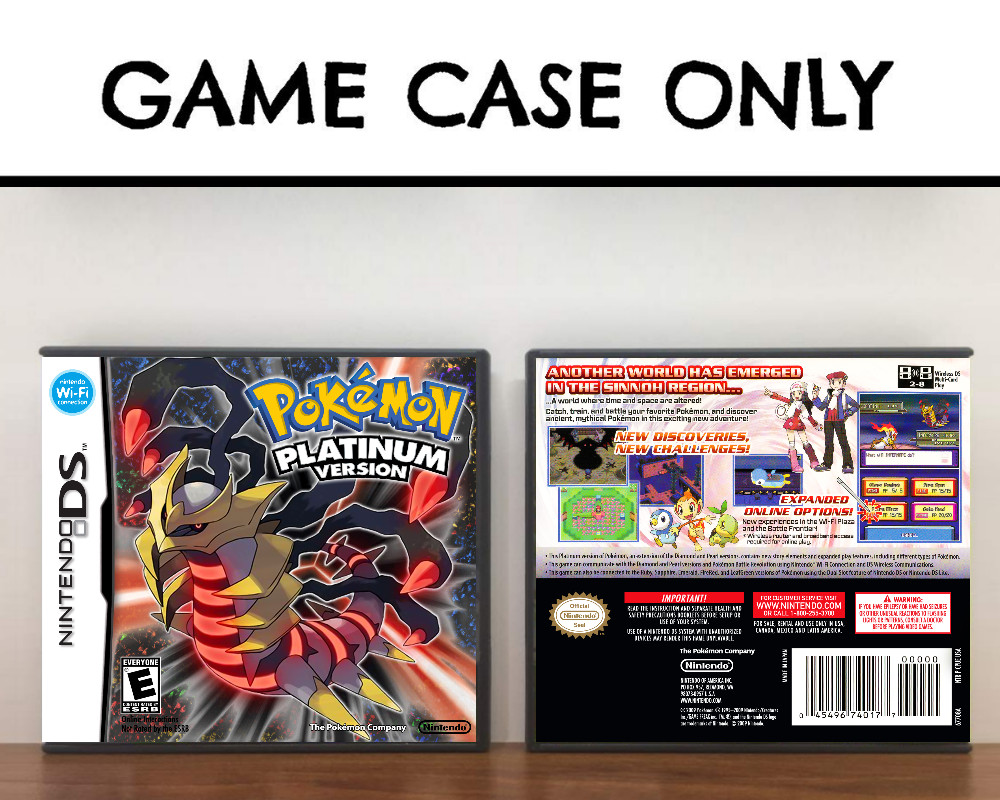 Authentic Nintendo DS Cases w/ Complimentary Pokémon Covers