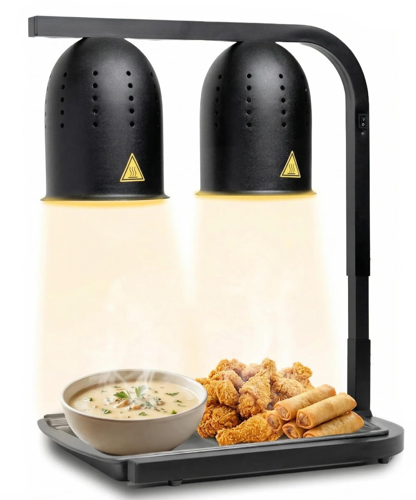SYBO DL2112 Commercial Grade Food Heat Lamp, Portable Electric Food Warmer