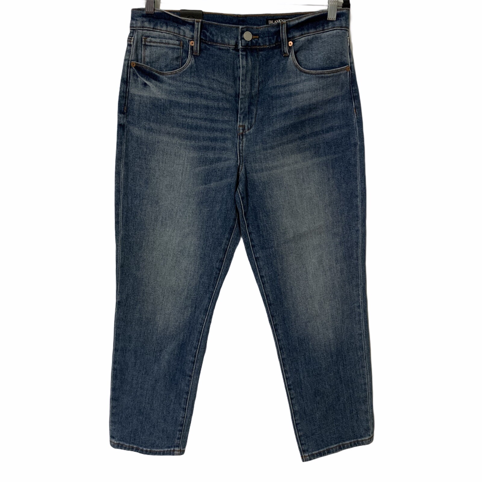Blank NYC Denim Jeans Womens 32 Medium Wash The Madison High Rise Crop NWT Blank NYC Denim Jeans Womens 32 Medium Wash The Madison High Rise Crop NWT