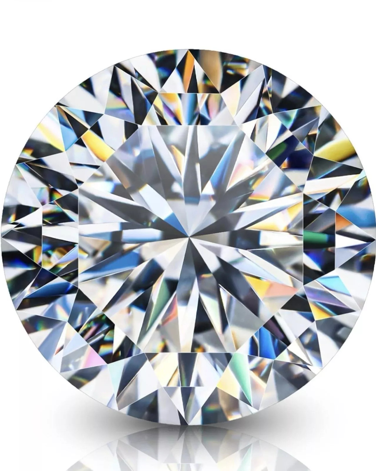 1-15 MM Round D Color VVS1 Clarity LAB GROWN CVD Diamond GIE CERTIFIED