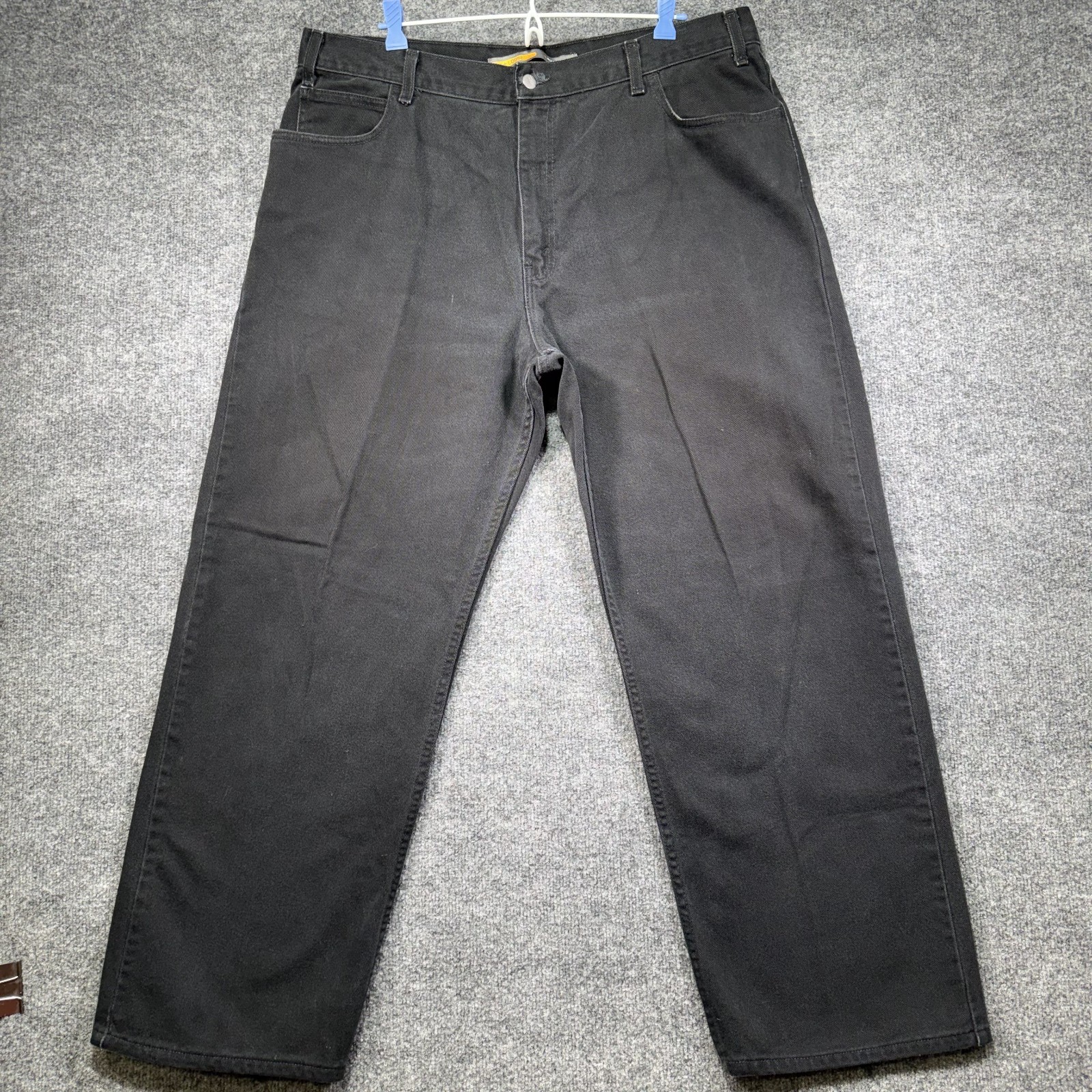 Levi\'s Silvertab Jeans Men\'s 40x32 Black Faded Low Loose Wide Baggy Vintage Y2K