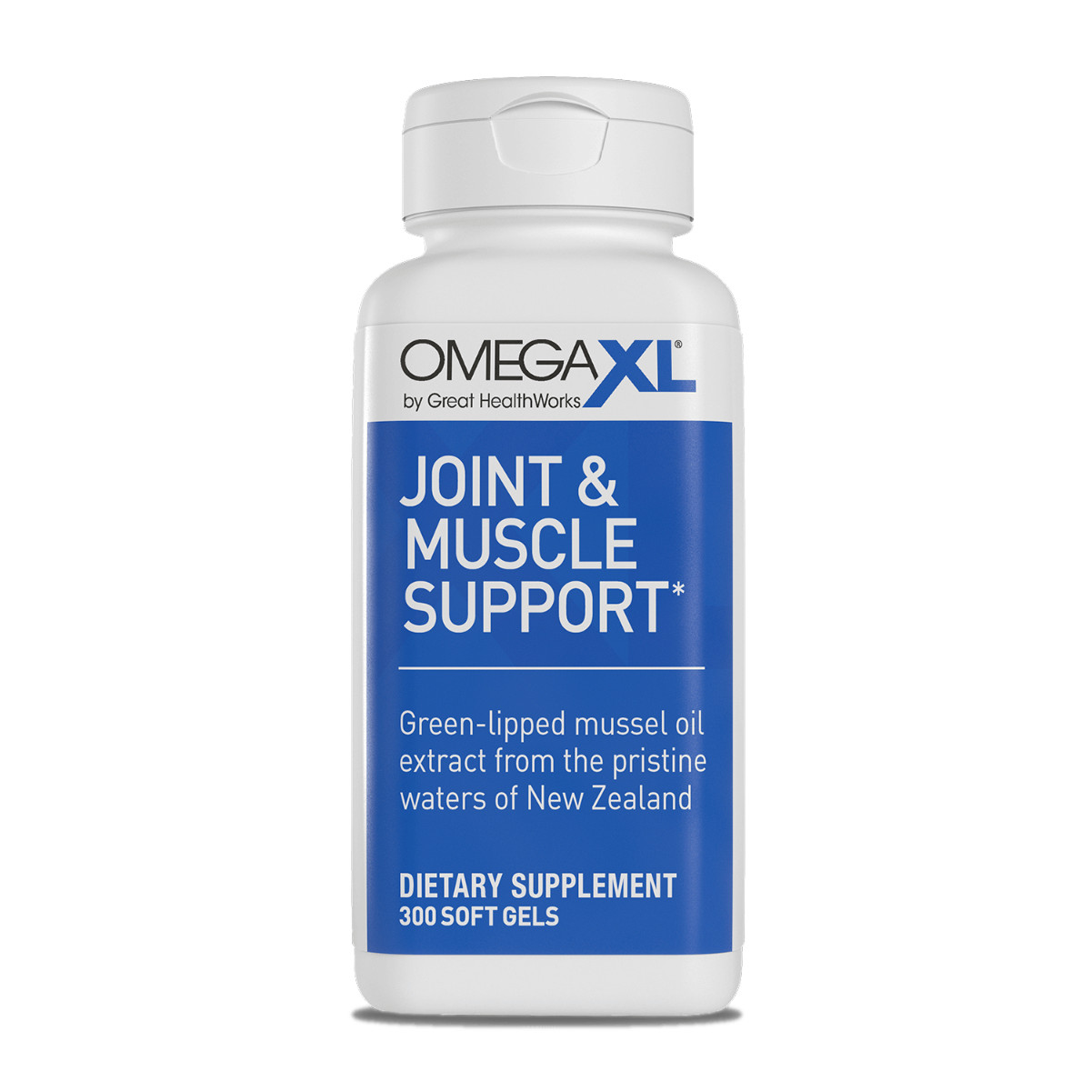 OmegaXL Joint and Muscle Support 300 Soft Gels - 1 Bottle - Exp 12/2028