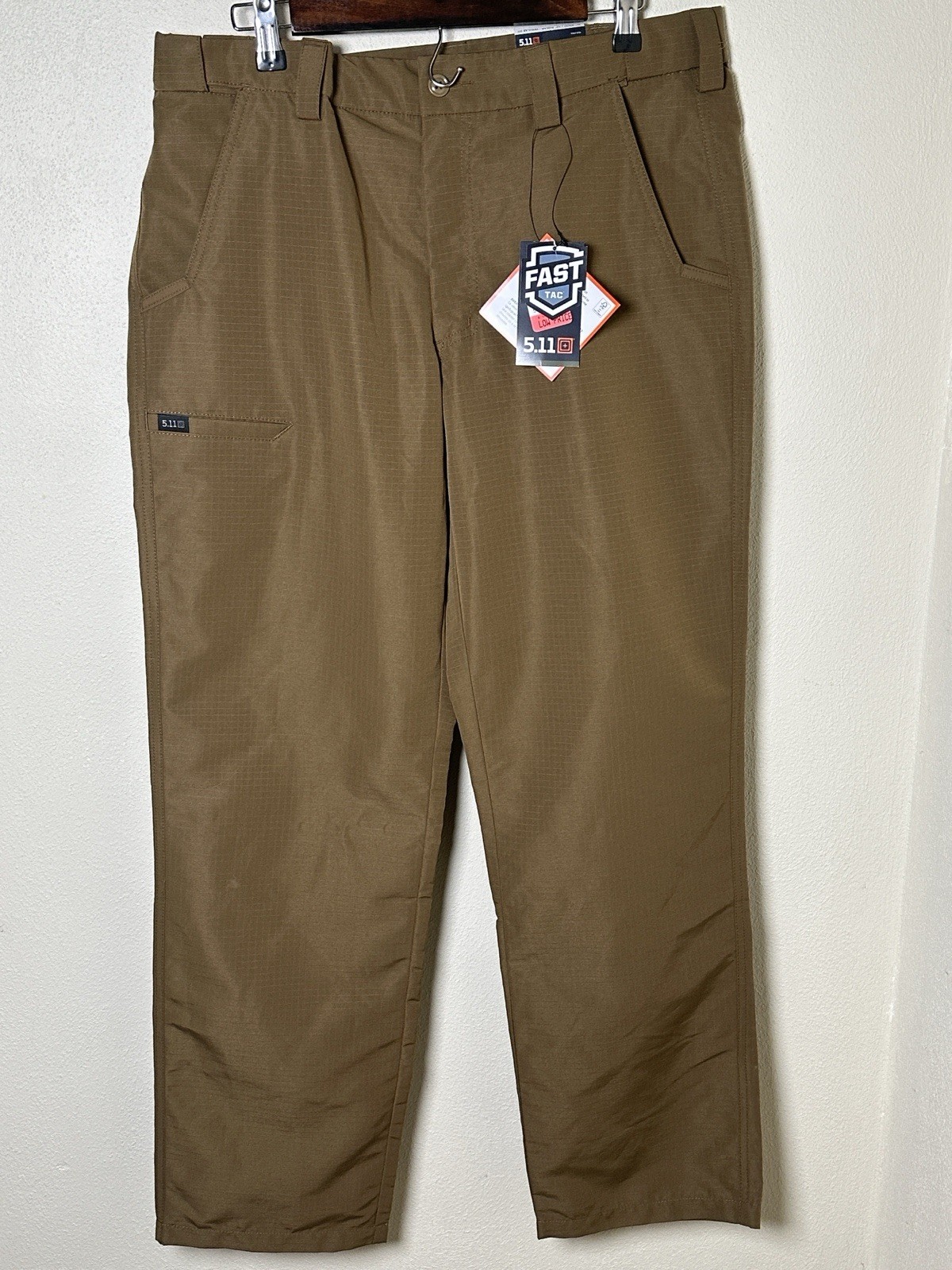NWT 5.11 Fast-Tac Urban Tactical Pants Brown Sz 34x32