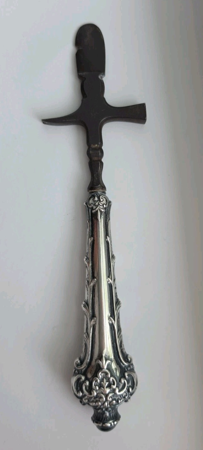 Victorian Sterling Cigar Box Opener Hammer