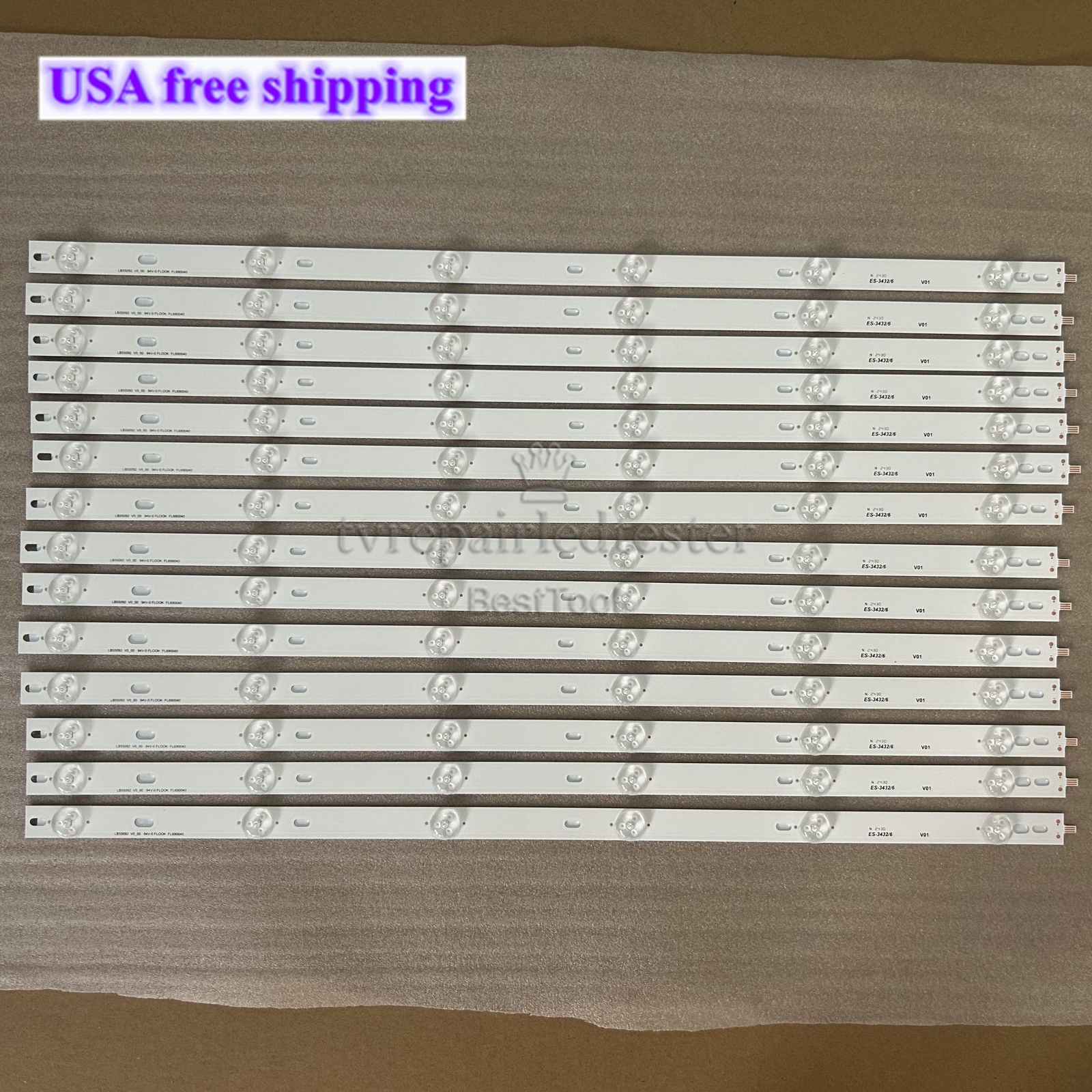 LED Backlight Bars For Vizio LB55092 D55UN-E1 E55-E1 LB-PF3030-GJVIZIO5514X6AHY2 LED Backlight Bars For Vizio LB55092 D55UN-E1 E55-E1 LB-PF3030-GJVIZIO5514X6AHY2