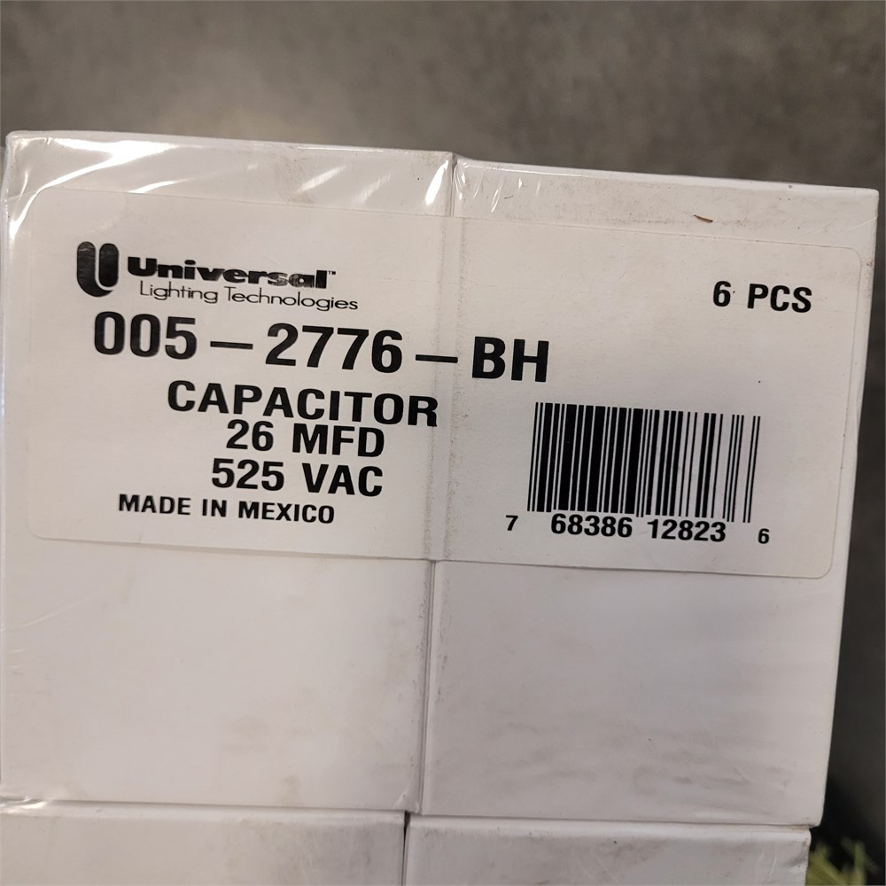 10 Pack | Universal 005-2776-BH 26uF 525VAC Ballast Capacitor NEW 10 Pack | Universal 005-2776-BH 26uF 525VAC Ballast Capacitor NEW