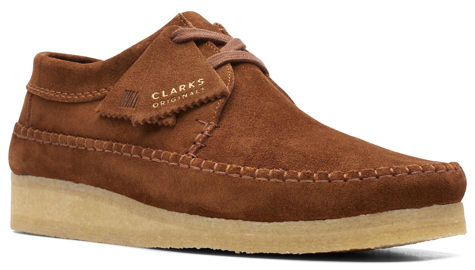 Clarks Originals Mens Weaver Oxfords Lace Up Shoes Cola Suede Brown 26165082 Clarks Originals Mens Weaver Oxfords Lace Up Shoes Cola Suede Brown 26165082