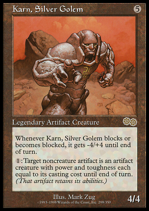 Karn, Silver Golem X (1) Urza\'s Saga MTG Excellent/Near Mint (RG) 4RCards
