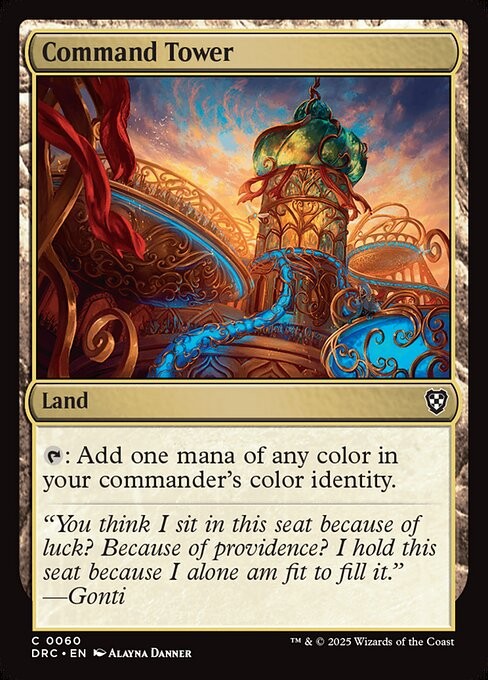 Command Tower (Kaladesh) 60 C Normal DRC MTG NM