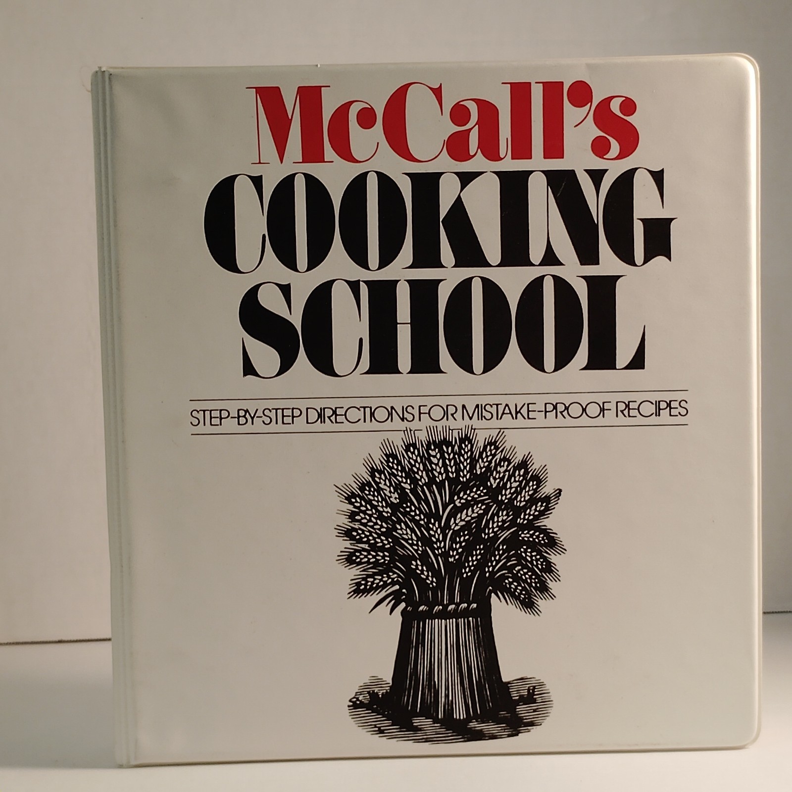 Vintage McCall\'s Cooking School Cookbook Binder Tabbed Recipe Hardcover- Book 2