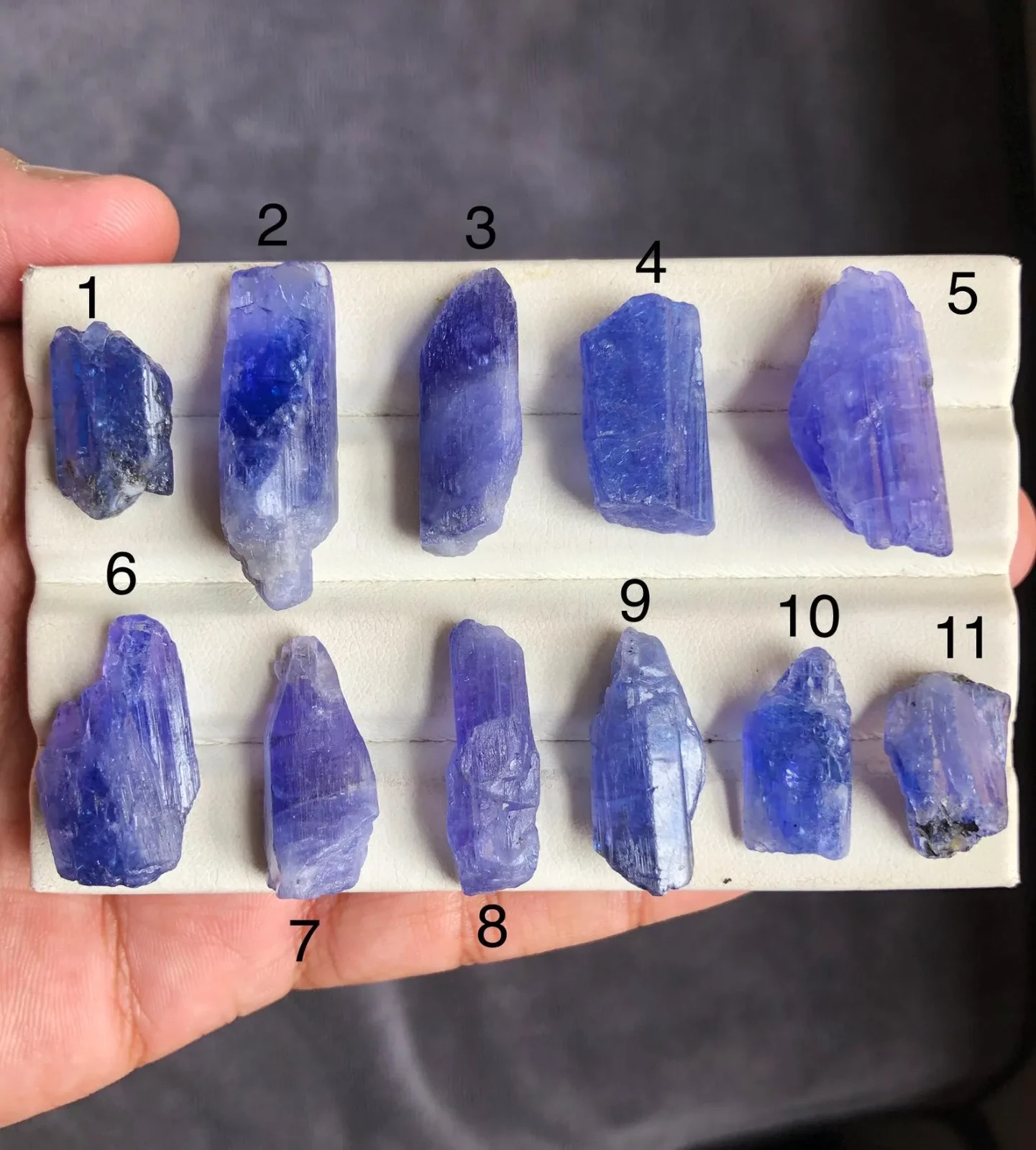 Natural Bi-Color Tanzanite Rough, AAA Blue Raw Tanzanite Crystal, Tanzania Stone