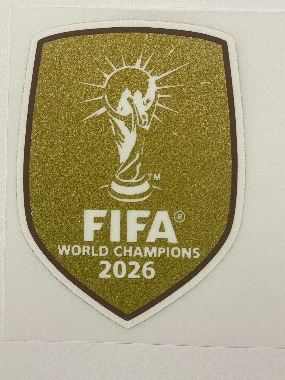2026 FIFA World Cup Champions (Spain) Chest Patch Iron-On Football/Soccer Jersey