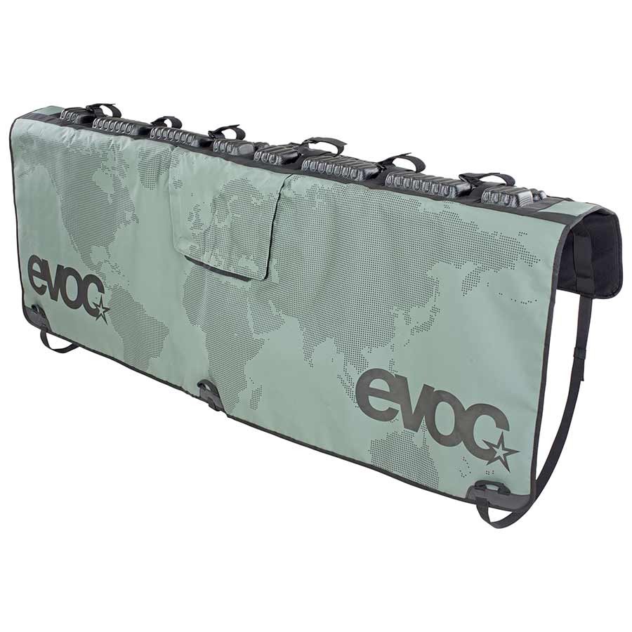 EVOC Tailgate Pad 136cm / 53.5\'\' wide, for mid-sized trucks, Olive