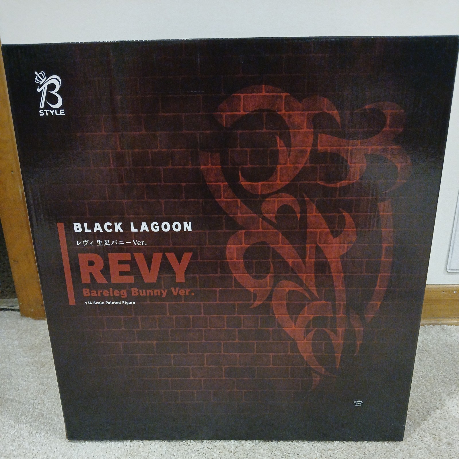 FREEing B-STYLE BLACK LAGOON Revy Bunny Ver. 1/4 Scale Painted PVC Figure Toy