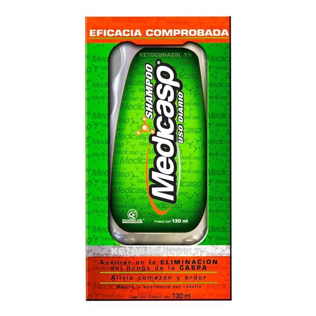 Medicasp Anti Dandruff Shampoo Caspa 2 Pack, 130 ml Each