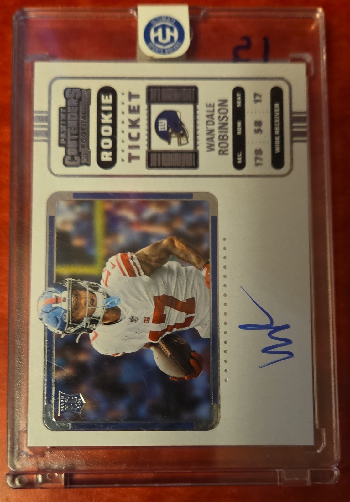 2022 Panini Contenders - Rookie Ticket RPS Variation Wan\'Dale Robinson #141 2022 Panini Contenders - Rookie Ticket RPS Variation Wan\'Dale Robinson #141