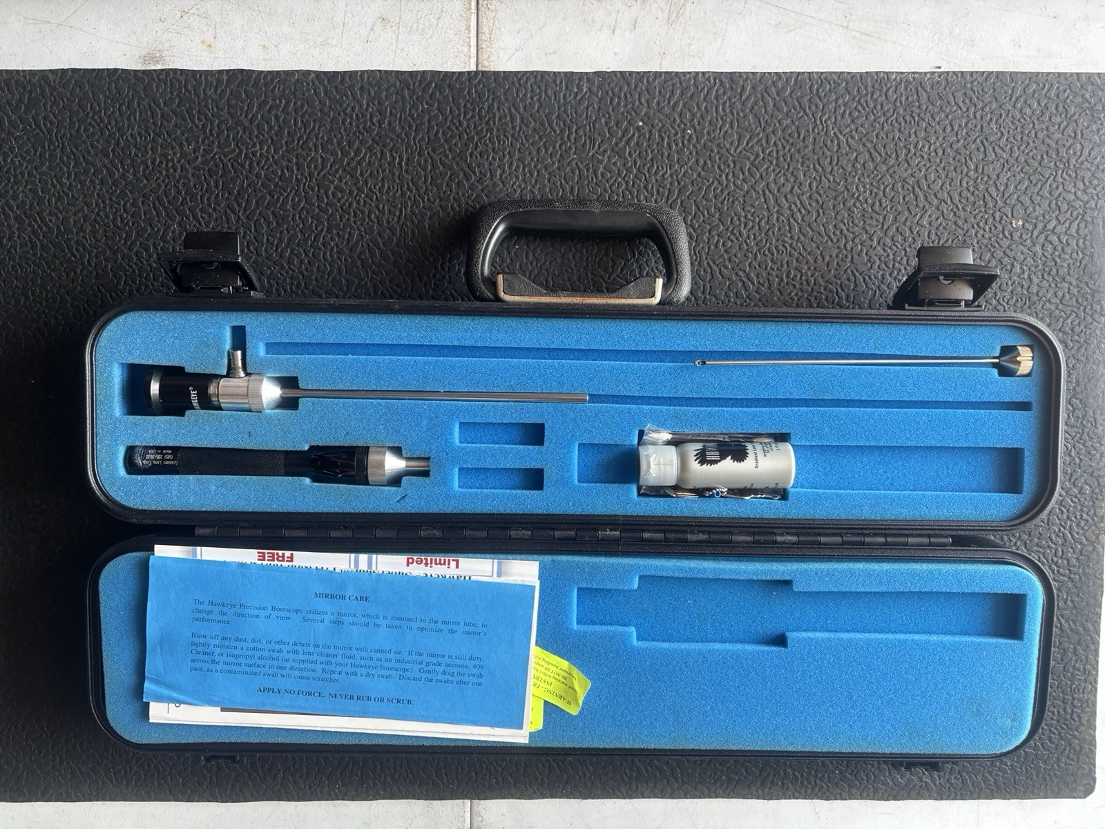 Hawkeye Gradient Lens Corporation Precision Borescope Inspection Scope Kit Hawkeye Gradient Lens Corporation Precision Borescope Inspection Scope Kit