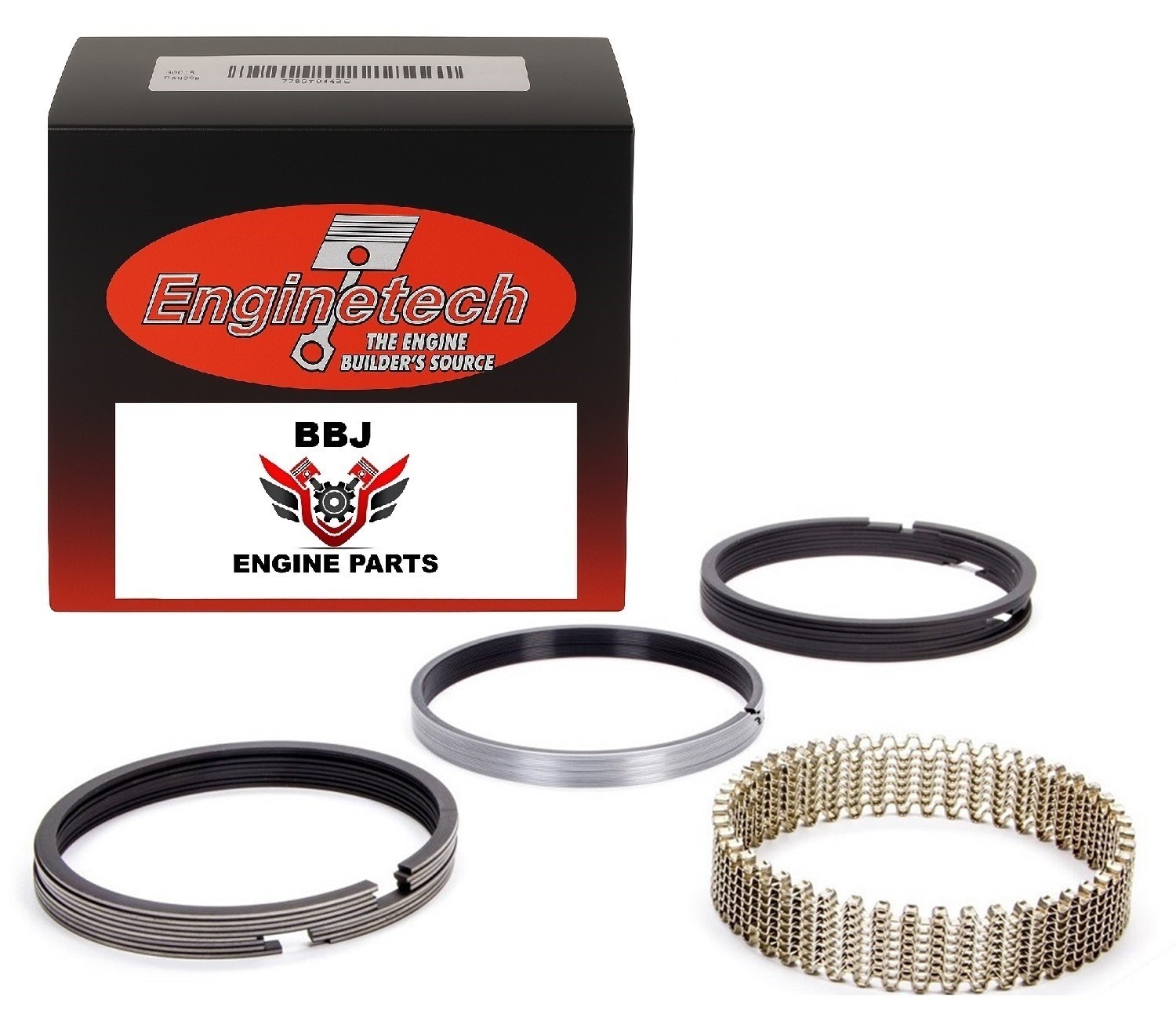 Enginetech Standard Size Moly Piston Rings for 1996-2014 Chevrolet 4.3 262 V6 Enginetech Standard Size Moly Piston Rings for 1996-2014 Chevrolet 4.3 262 V6