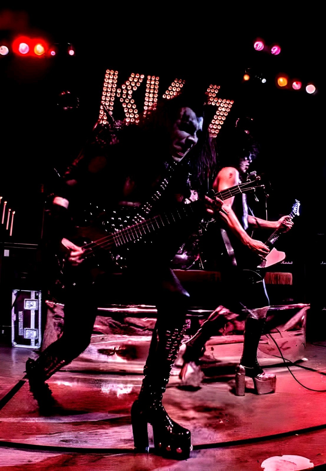 11x17 Kiss Band Photo Poster Gene Simmons & Paul Stanley Live Photography 
