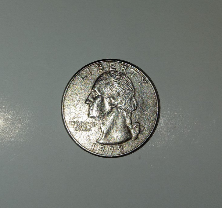 RARE Sandwich / Planchets 1998 Washington P Quarter Coin MINT Error RARE Sandwich / Planchets 1998 Washington P Quarter Coin MINT Error