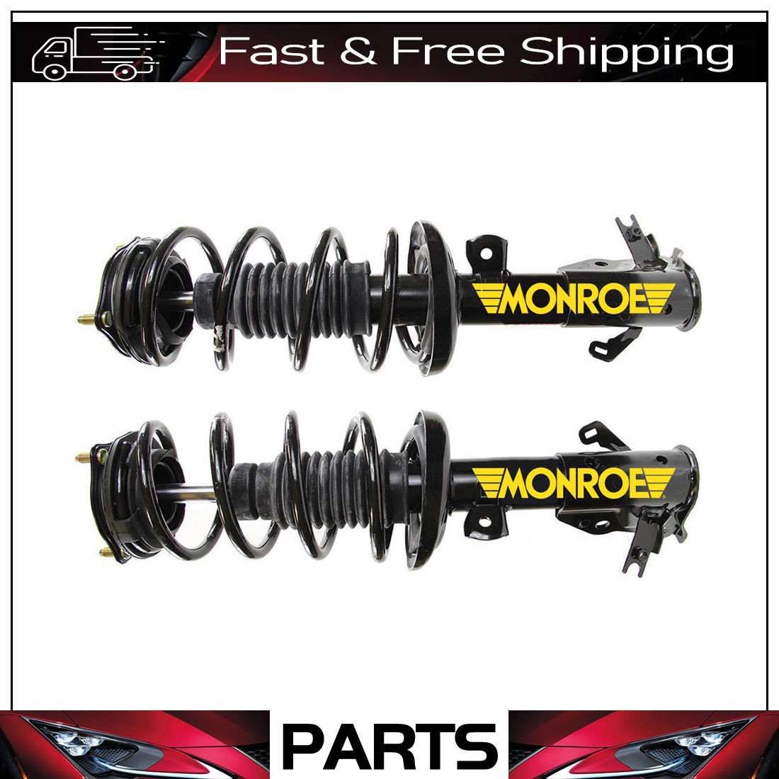 Monroe Genuine OEM Front Struts For 2013-2015 Honda Civic Lifetime Warranty