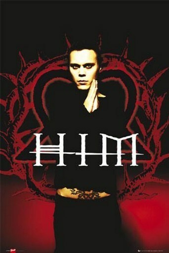 HIM POSTER Psychedelic RARE NEW HOT 24X36 HIM POSTER Psychedelic RARE NEW HOT 24X36