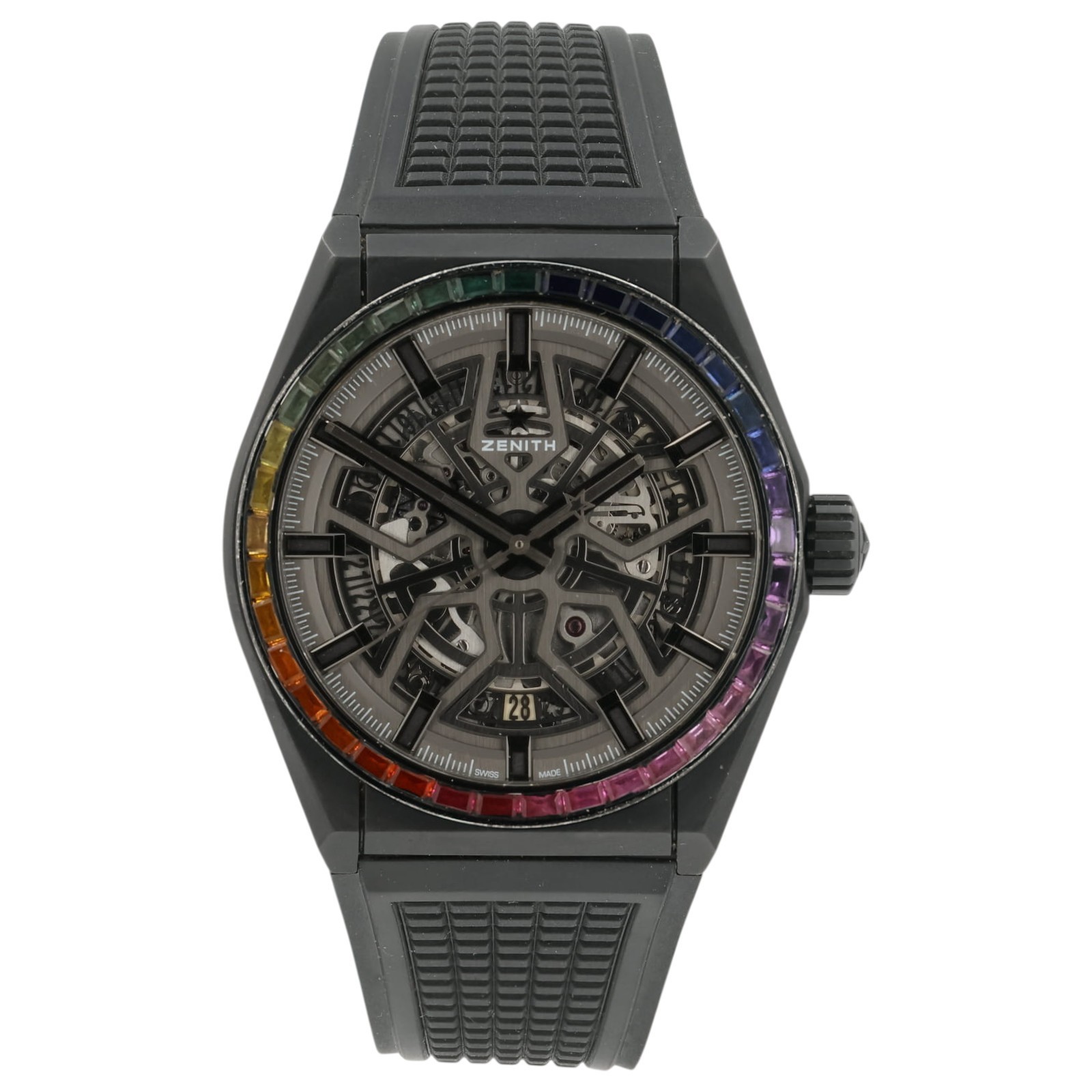 Zenith Defy Gray Dial Ceramic 40mm Automatic Movement Mens Watch 49.9000.670 Zenith Defy Gray Dial Ceramic 40mm Automatic Movement Mens Watch 49.9000.670
