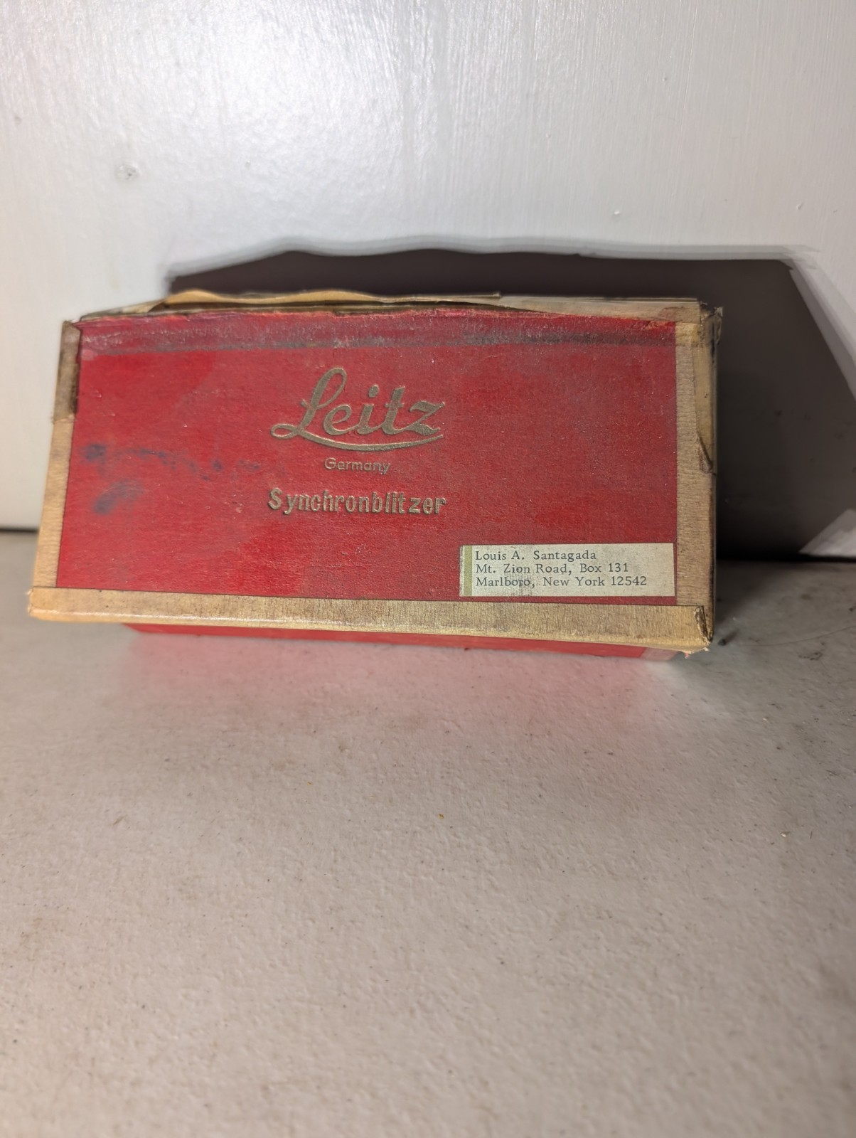 Leitz Synchronblitzer Flash Unit Bulb Gun Fan Reflector 1950s vintage RARE