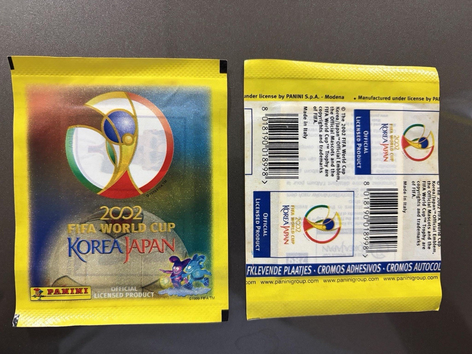 (1) Sealed Pack (6 Stickers) 2002 Korea Japan Panini World Cup Zlatan Tuten