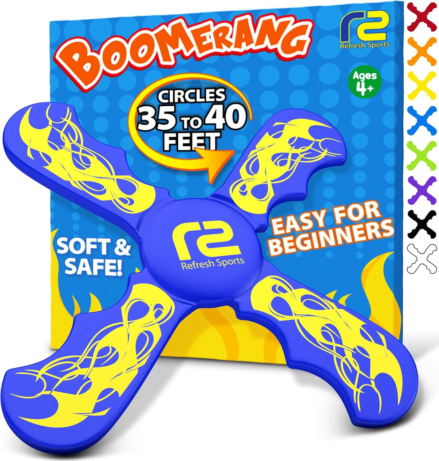 Fun Boomerang for Kids - Soft & Easy to Use - Outdoor Toys for Kids or Adults