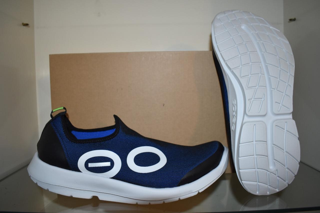 OOFOS Men\'s OOmg Sport Casual Shoes Navy NIB