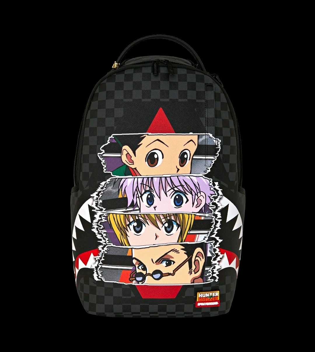 Sprayground Hunter x Hunter Checkered Backpack Gon Killua Kurapika Leorio Sprayground Hunter x Hunter Checkered Backpack Gon Killua Kurapika Leorio